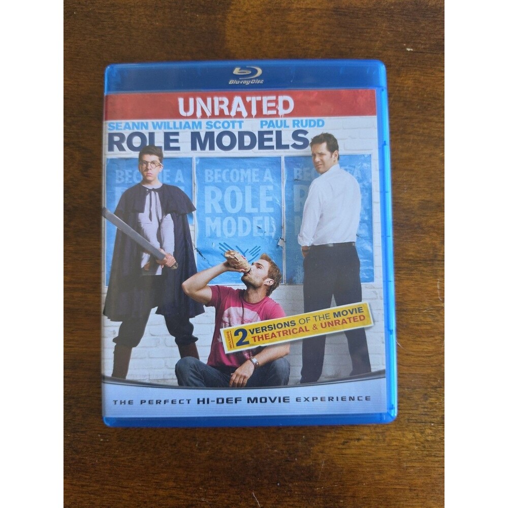 Role Models Blu-ray 2008 Comedy Movie Paul Rudd Seann William Scott Unrated